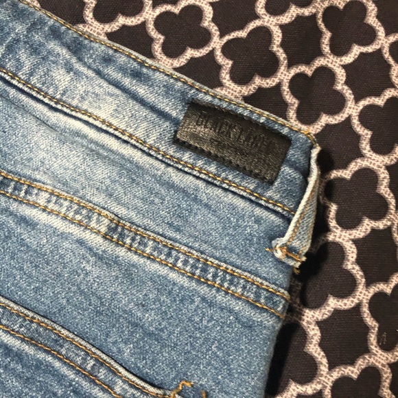 C'est Toi Black Label Skirt Denim Mini Distressed - Picture 2 of 6